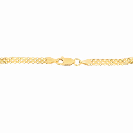 Bismarck 18K Gold Chain Necklace – 3.5mm | 50 cm / 19.7 in