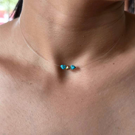 December Turquoise Necklace in 18K Gold – Birthstone Jewelry