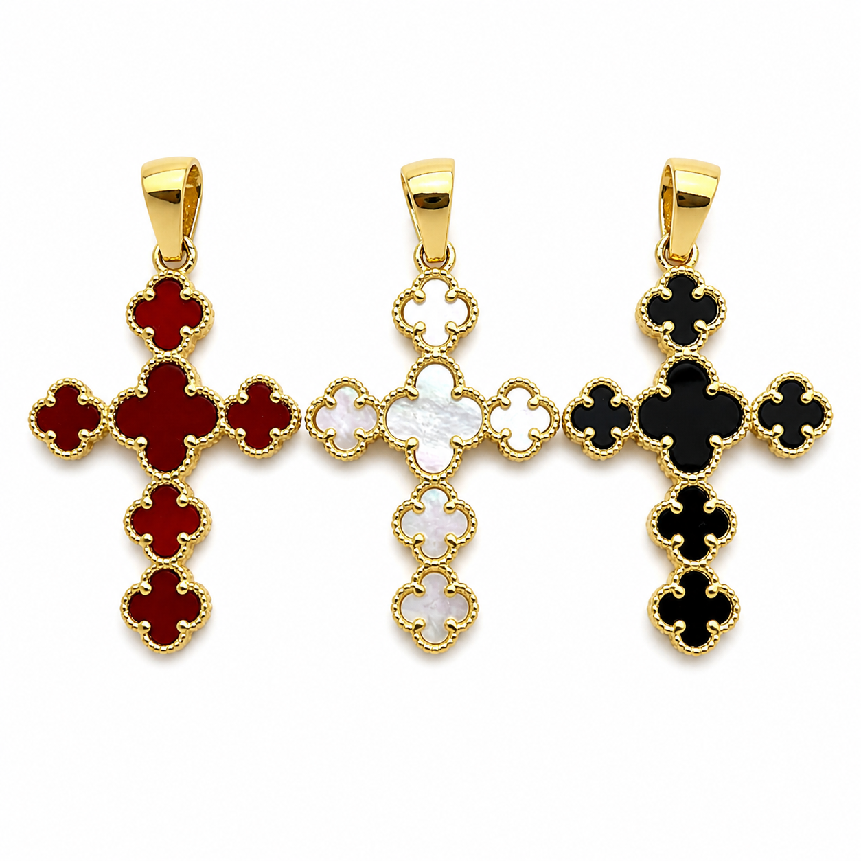 Cross Pendant Enamel