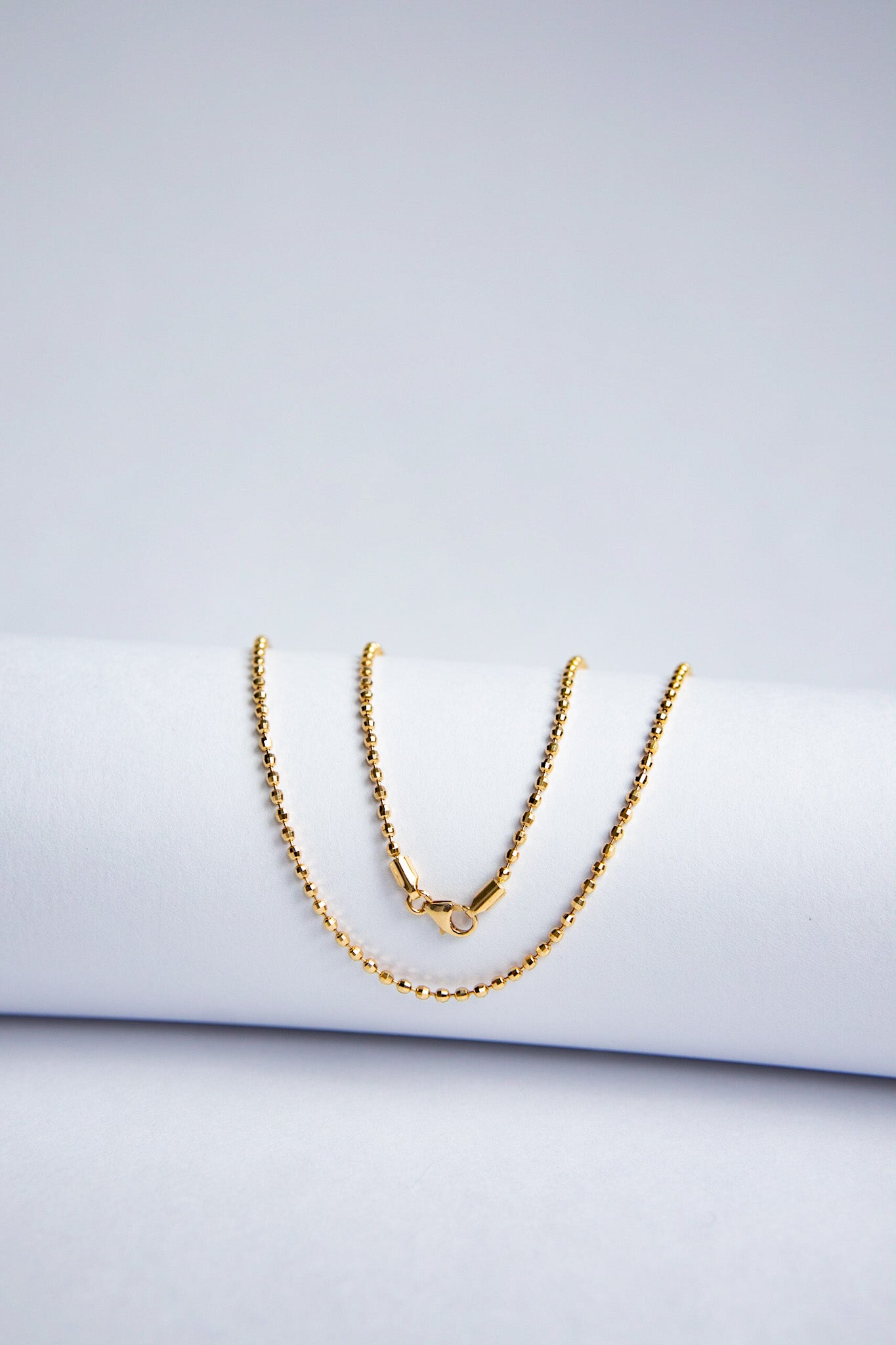 Beads Chain in 18k Gold – 2 mm