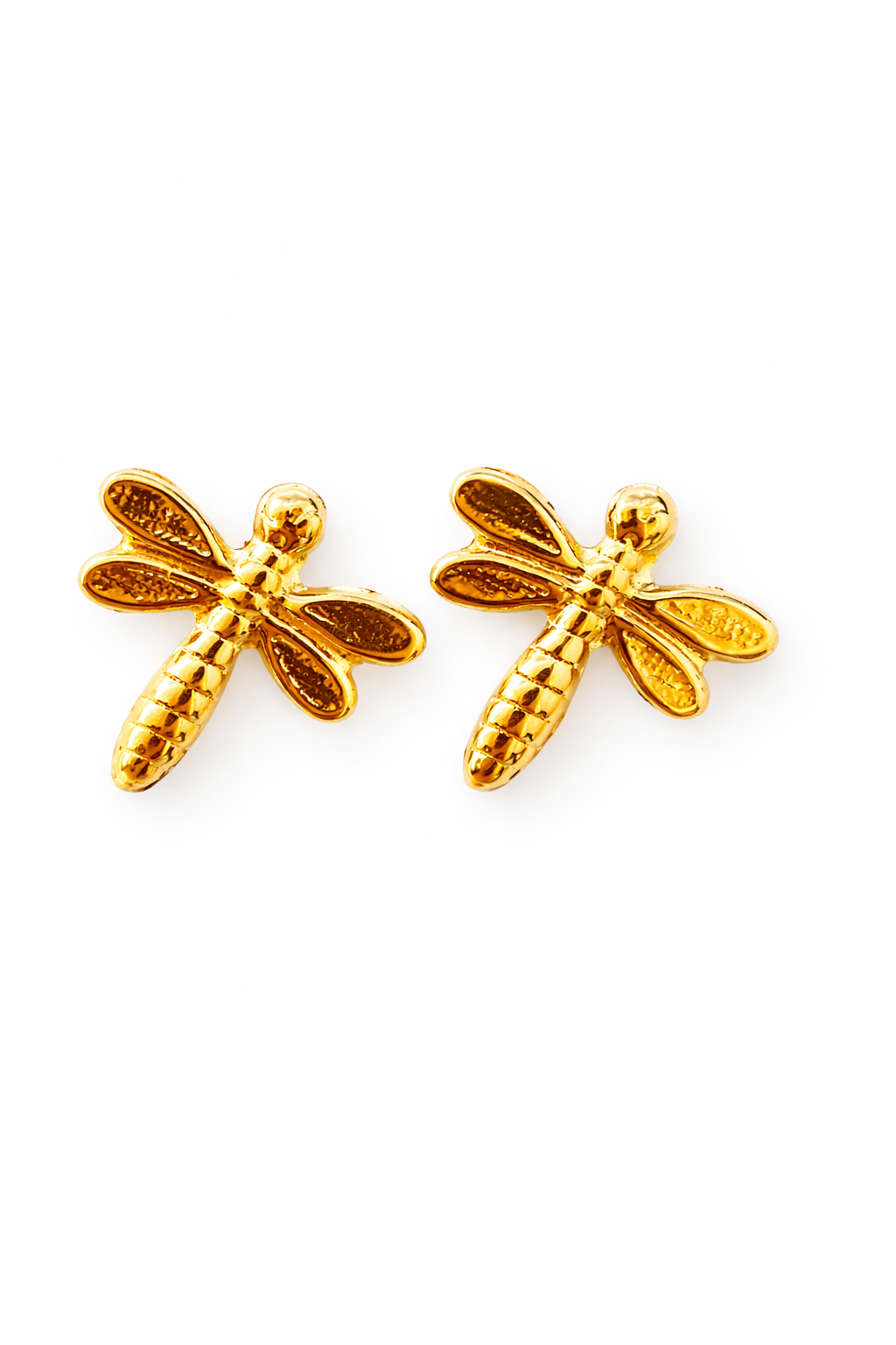 Dragonfly Stud in 18K Gold