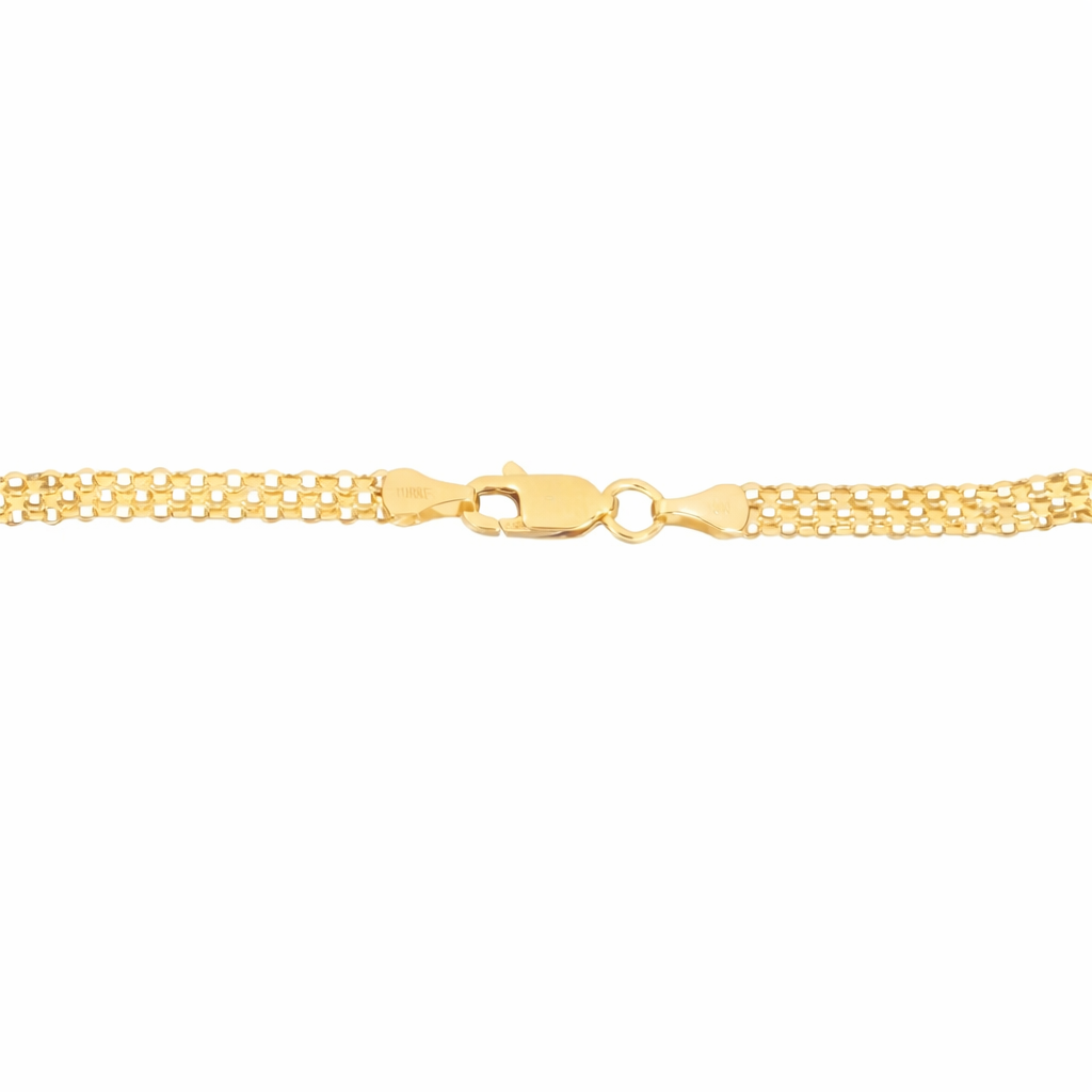 Bismarck 18K Gold Chain Necklace – 3.5mm | 50 cm / 19.7 in