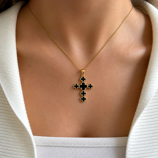 Cross Pendant Enamel